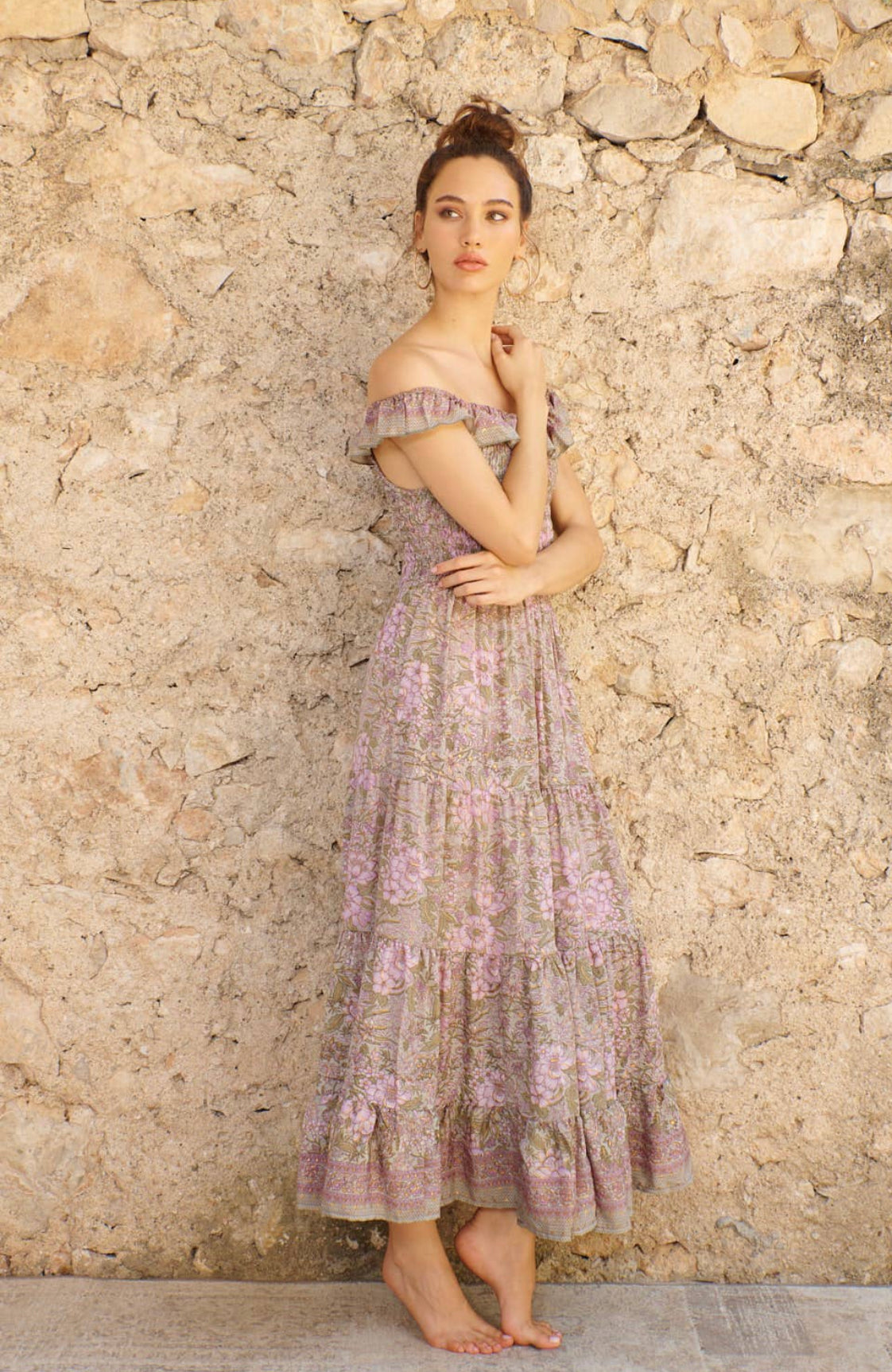 Indira Purple Maxi Dress