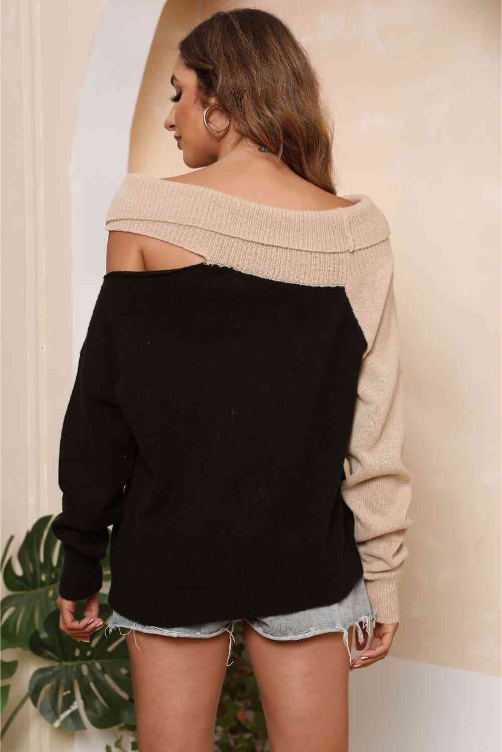 Cold Brew Cutout Sweater